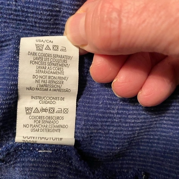 Calvin Klein Jeans Blue V-neck Sweater size Large - Picture 7 of 7